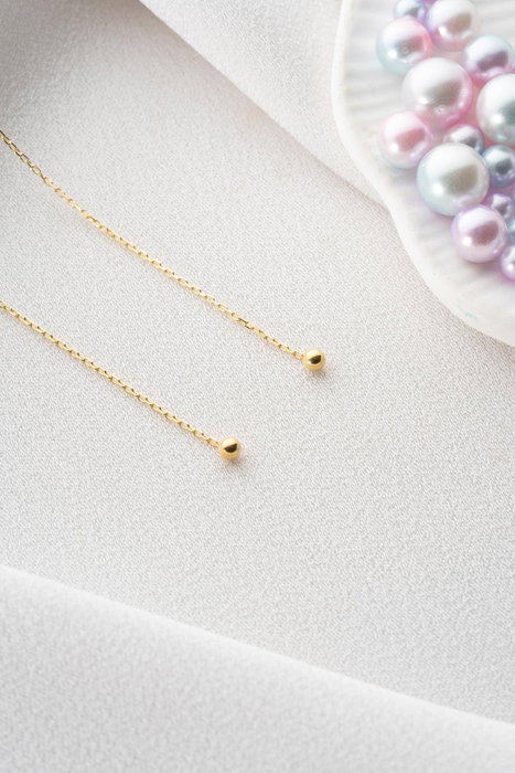 Heliophilia Silver Pendientes de Plata de Ley 925 con Circón y Baño de Oro